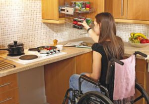 Wheelchair accessible counters