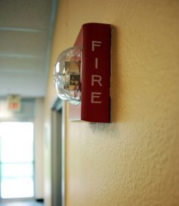 strobe light fire alarm